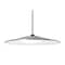 Besa Lighting Swan Stem Pendant, Silver/Opal, Black Finish, 1x23W LED 1TT-SWANSL-LED-BK - alternate 1
